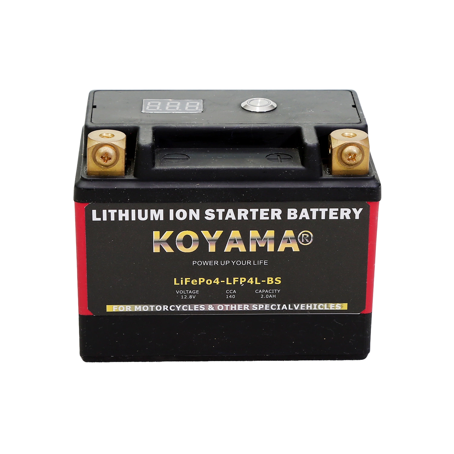 LFP4l-BS بطارية ليثيوم أيون لـ Ytx4l-BS بطارية حمض الرصاص للدراجة النارية