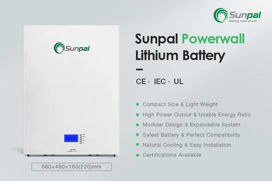 وحدة بطارية شمسية ليثيوم قابلة لإعادة الشحن 48V 5Kwh 7Kw 10Kwh 15Kw بطارية نيويرجي ليثيوم أيون Lifepo4 مخزون في الاتحاد الأوروبي مع شهادة CE IEC