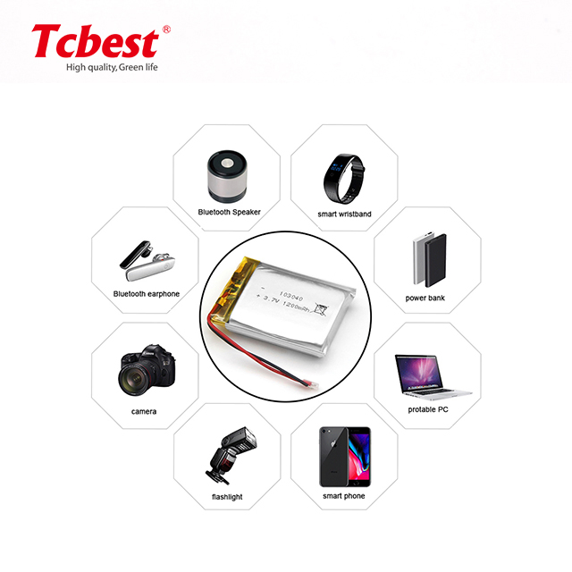 بطارية ليثيوم بوليمر عالية الجودة 3.7V لدرون 103450 2000mAh للدراجات الكهربائية/ عربات الجولف مع Ntc/ هليكوبتر كوادكوبتر