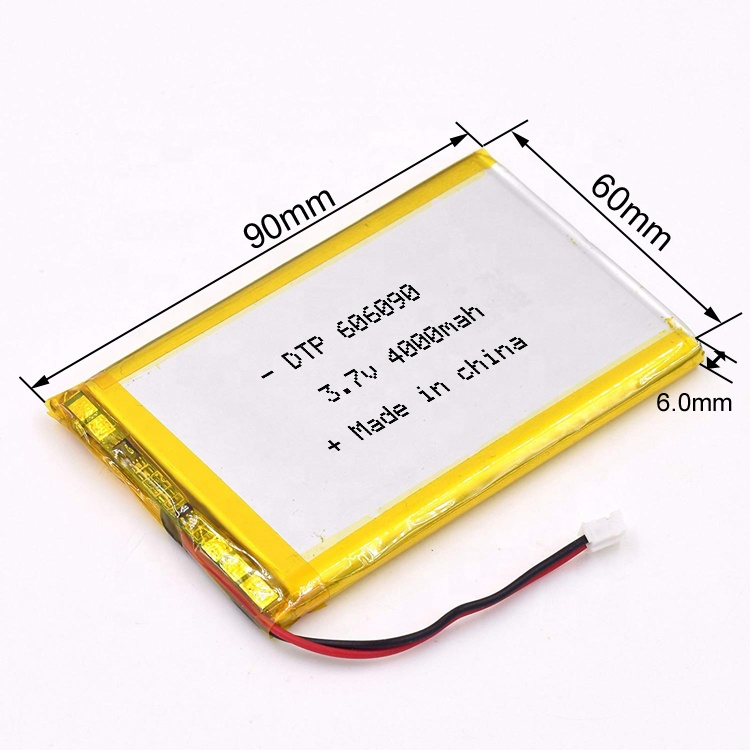 بطارية ليثيوم أيون دورة عميقة 606090 بطارية ليثيوم بوليمر قابلة لإعادة الشحن 4000mAh لبنوك الطاقة 3.7V