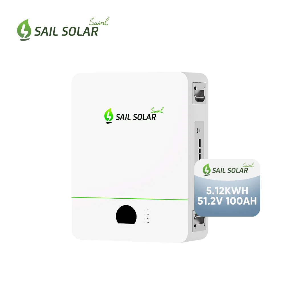 بيع الطاقة الشمسية 51.2V 100ah 200ah تخزين بطاريات الليثيوم 5kwh 10kwh بطارية احتياطية مثبتة على الحائط