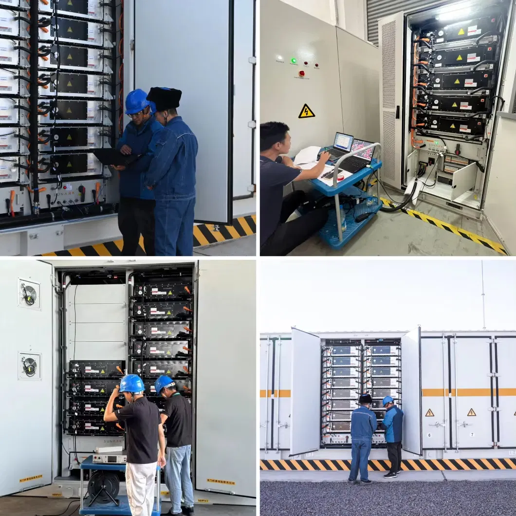 حاوية طاقة شمسية ديا Lifepo4 بطارية 50kW 65kW 100 كيلوواط ساعة 140kW نظام تخزين بطارية ليثيوم شمسية