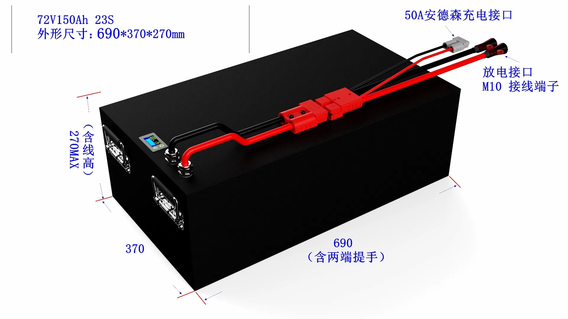 بطارية حزمة أفضل للدراجات الكهربائية/عربات الجولف 24V 36V 48V 72V مخصصة لليثيوم أيون DC