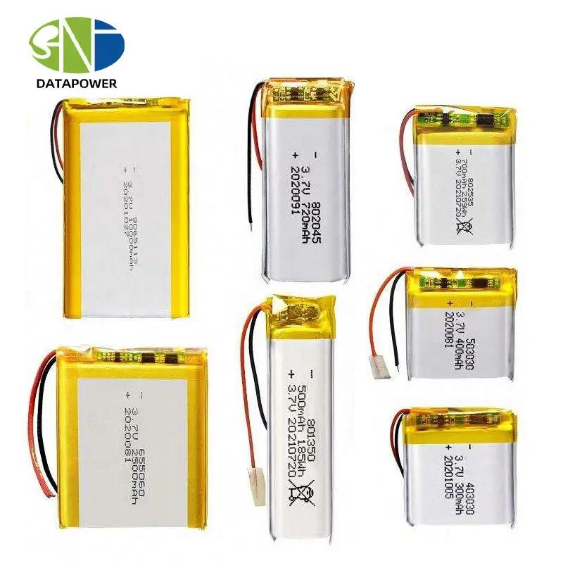 شركة تصنيع بطاريات دي تي بي 3.7V بطاريات ليثيوم أيون للألعاب وأجهزة تتبع نظام تحديد المواقع