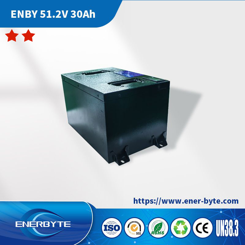 بطارية ليثيوم أيون قابلة لإعادة الشحن من إينر بايت 51.2V30ah لتخزين الطاقة الشمسية DIY لسيارات RV/عربات الجولف/اليخوت/المراكب البحرية/المنازل المتنقلة/AGV LiFePO4