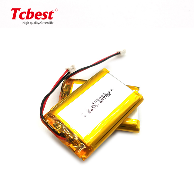 بطارية ليثيوم بوليمر عالية الجودة 3.7V لدرون 103450 2000mAh للدراجات الكهربائية/ عربات الجولف مع Ntc/ هليكوبتر كوادكوبتر