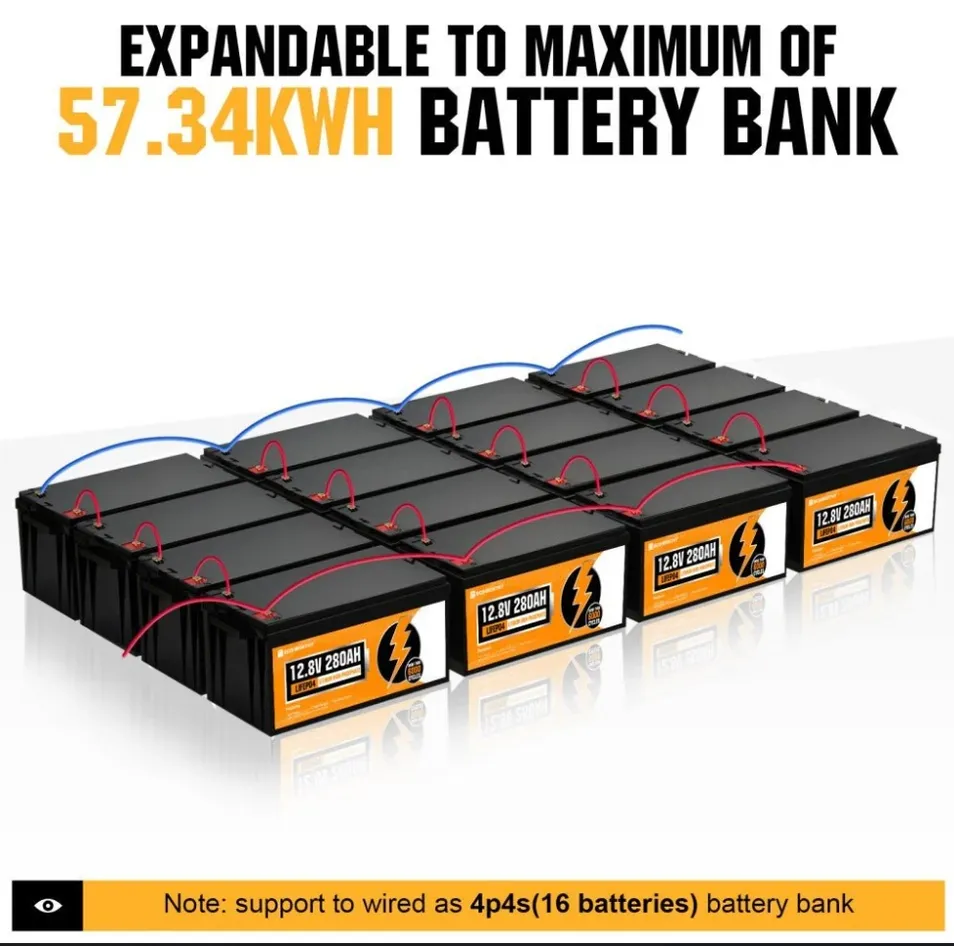 12.8V 20ah LiFePO4 حزمة بطارية