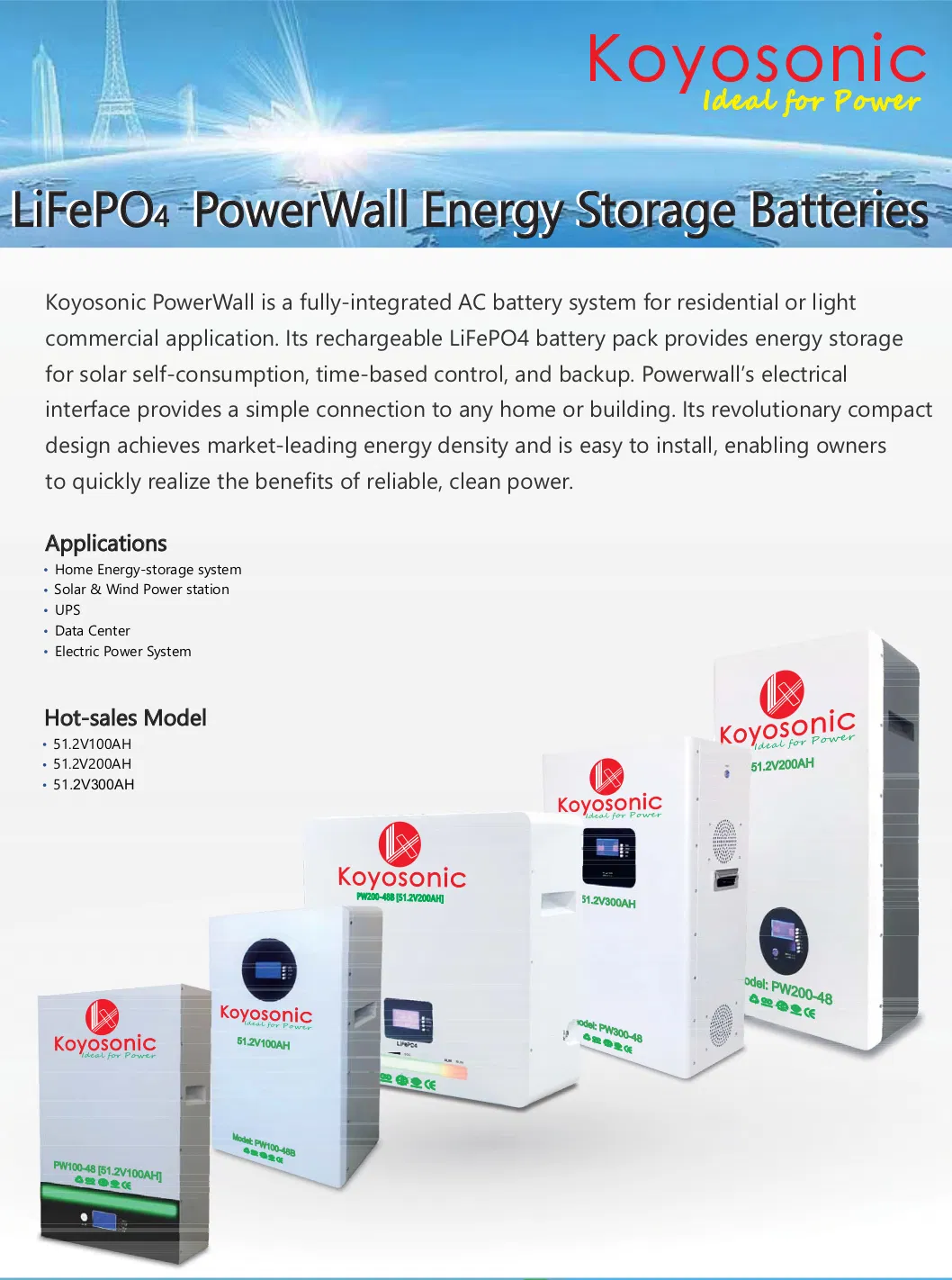 تقييم بطارية ليثيوم 48V 100ah LiFePO4 5kw للطاقة الشمسية