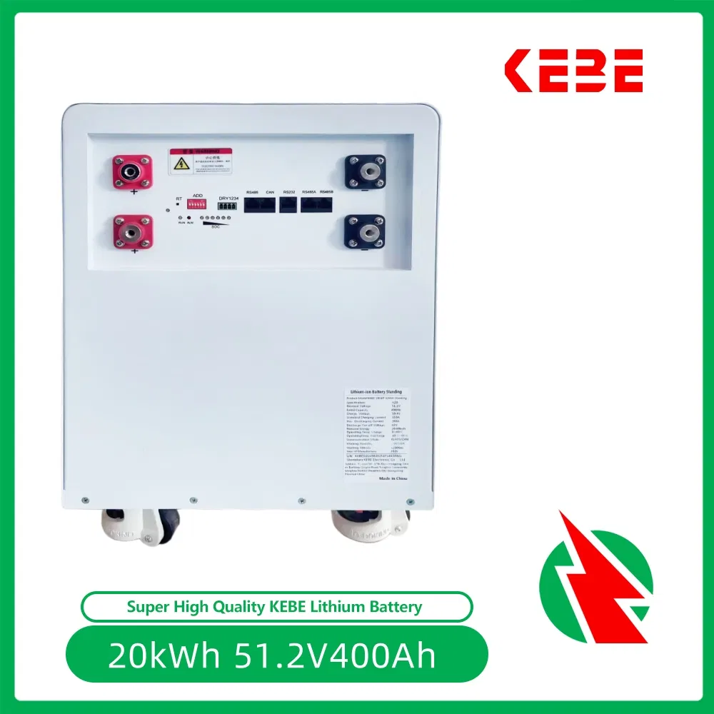 20kwh 30kwh بطارية ليثيوم قابلة لإعادة الشحن من بيد سولار 51.2V 400ah 600ah LiFePO4 بطارية