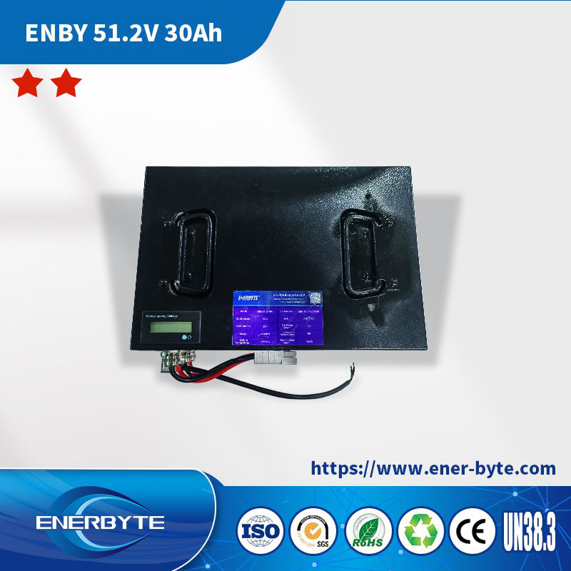 بطارية ليثيوم أيون قابلة لإعادة الشحن من إينر بايت 51.2V30ah لتخزين الطاقة الشمسية DIY لسيارات RV/عربات الجولف/اليخوت/المراكب البحرية/المنازل المتنقلة/AGV LiFePO4
