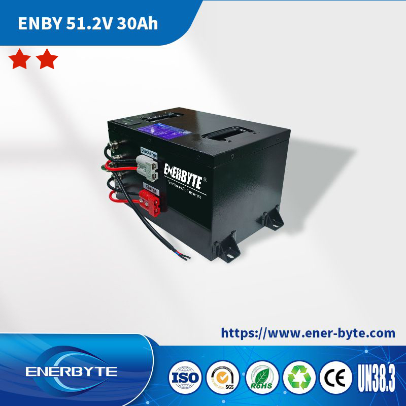 بطارية ليثيوم أيون قابلة لإعادة الشحن من إينر بايت 51.2V30ah لتخزين الطاقة الشمسية DIY لسيارات RV/عربات الجولف/اليخوت/المراكب البحرية/المنازل المتنقلة/AGV LiFePO4