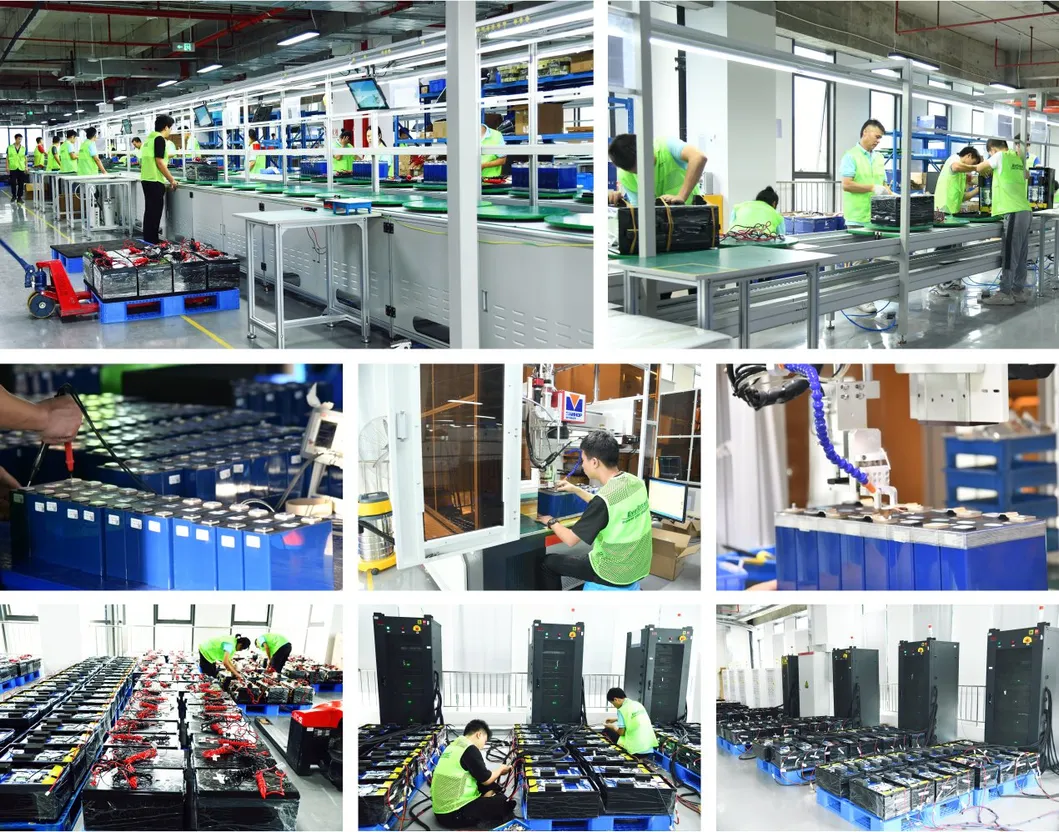 خطوط الإنتاج والتصنيع في المصنع