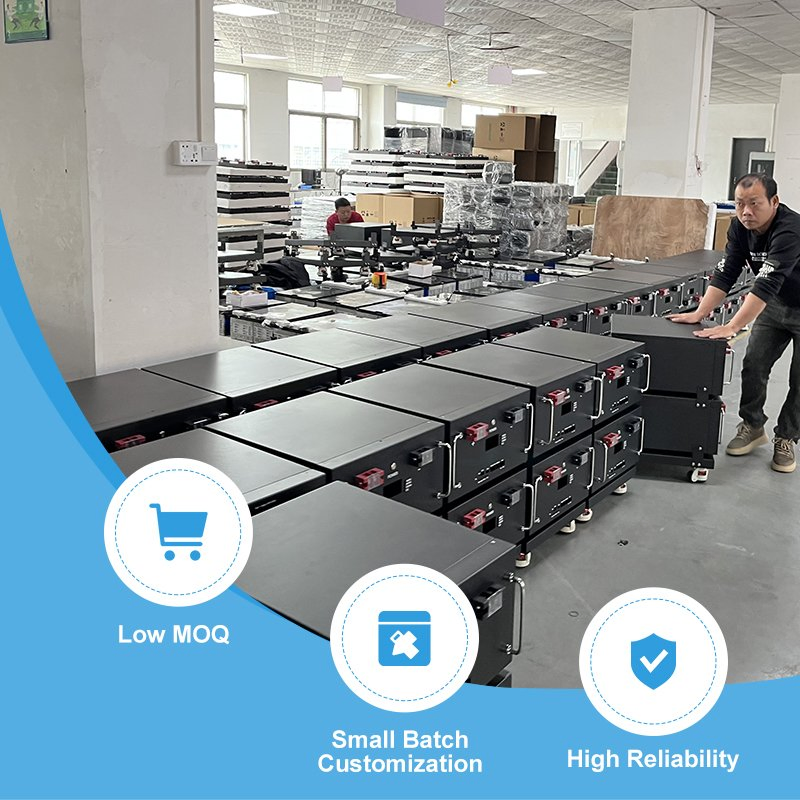 بطارية أيون الليثيوم 51.2V 48V 200ah 10kwh مع نظام تخزين الطاقة المنزلية لنظام الطاقة الشمسية خارج الشبكة
