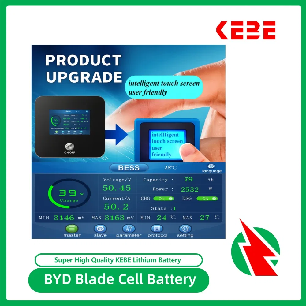 بطارية ليثيوم قابلة لإعادة الشحن 51.2V 400ah 600ah LiFePO4