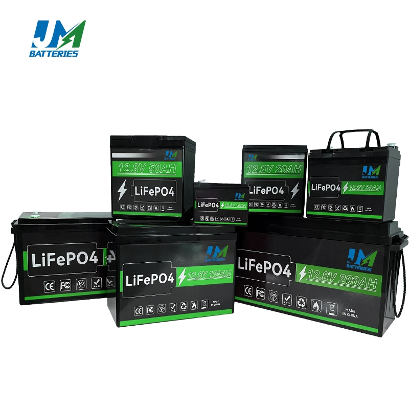 بطارية صيانة مجانية 12V 100ah 200ah LiFePO4 بطارية 24V 300ah بطارية فوسفات الحديد الليithium 48V بطارية UPS LFP مع UL IEC CE
