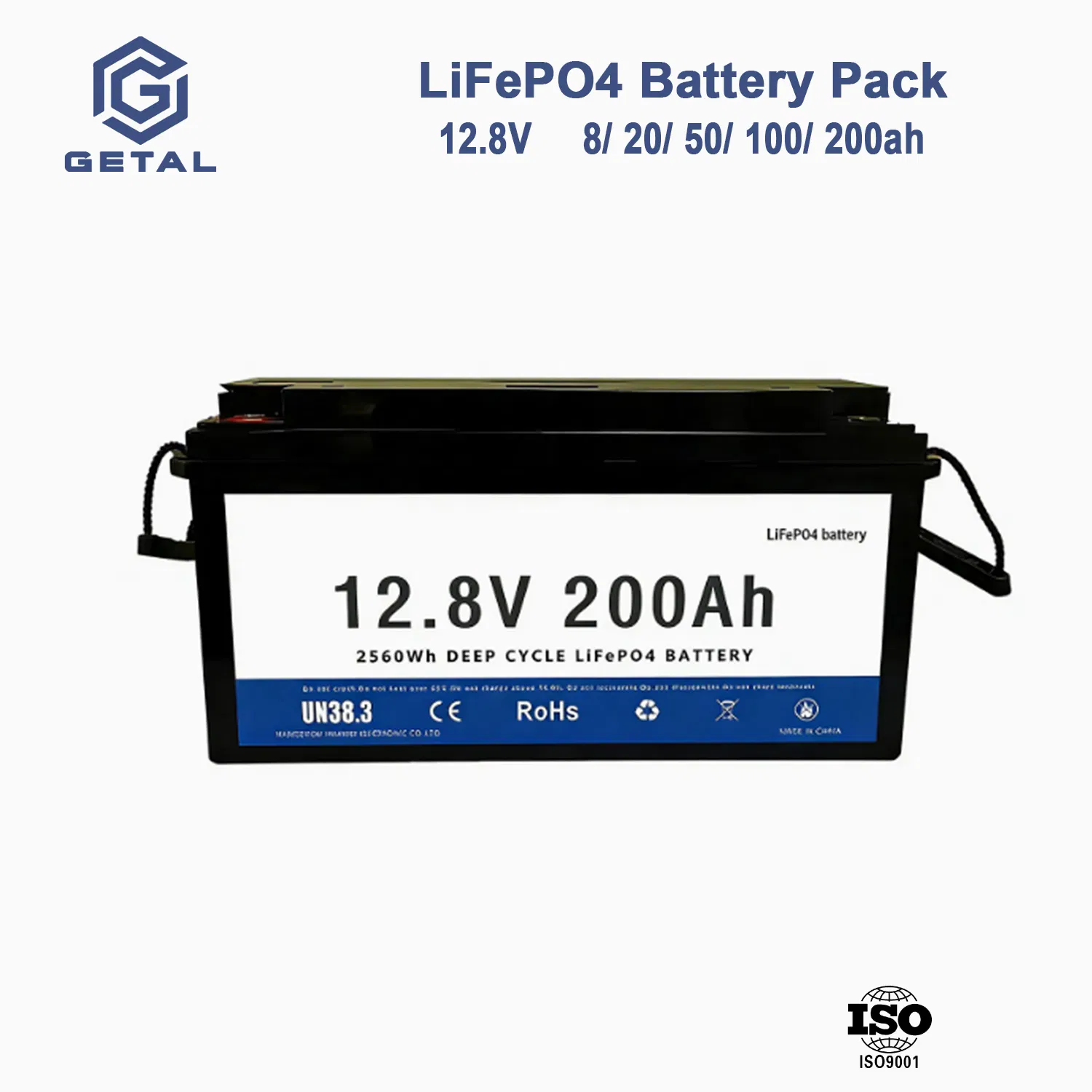 12V 100ah بطارية فوسفات الحديد الليثيوم للدورة العميقة لاستبدال بطارية الرصاص الحمضية لنظام خارج الشبكة