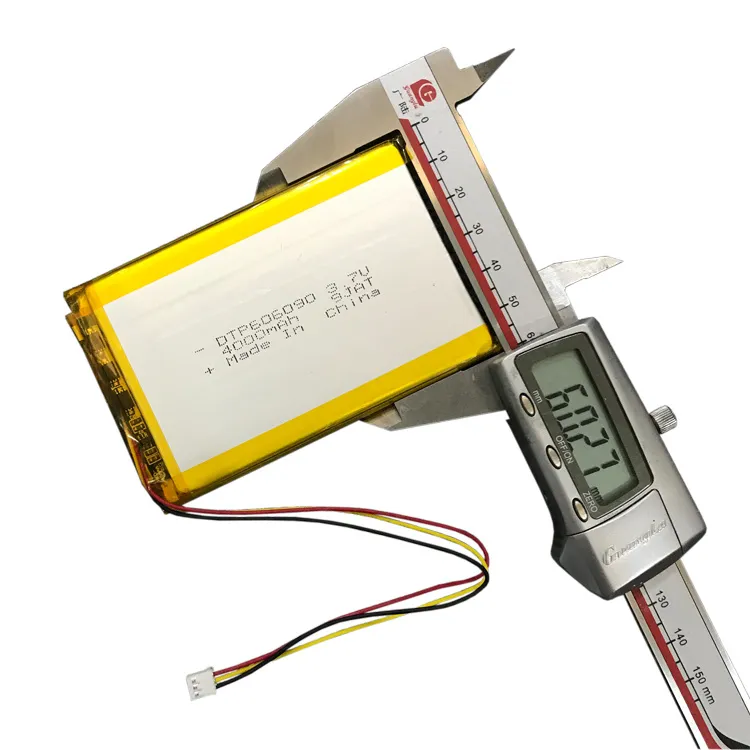 بطارية ليثيوم أيون دورة عميقة 606090 بطارية ليثيوم بوليمر قابلة لإعادة الشحن 4000mAh لبنوك الطاقة 3.7V