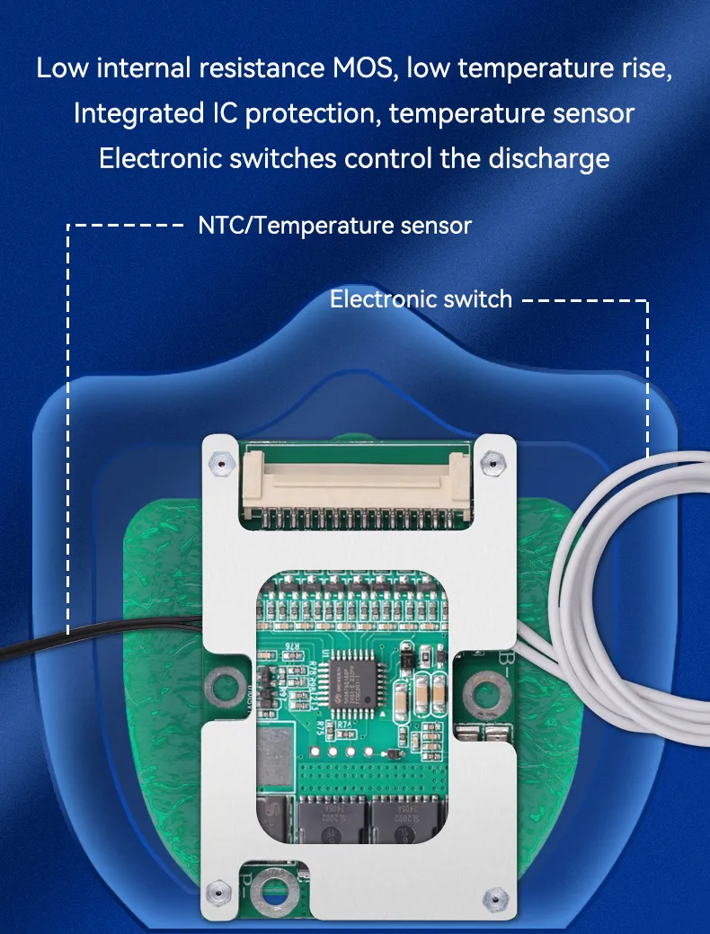 تصنيع نظام إدارة البطارية الذكي PCB لنظام إدارة البطارية ليثيوم أيون LiFePO4 BMS 13s لحزم البطاريات الليثيوم