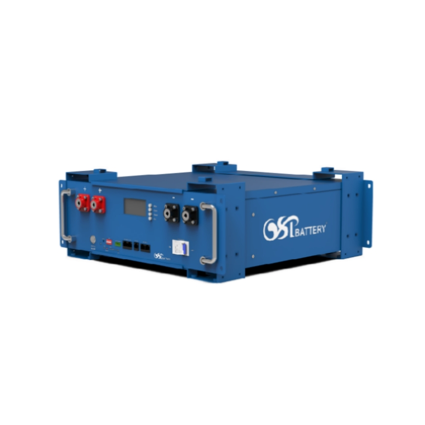 بطارية ليثيوم غير سامة قابلة للتكديس بالجملة 48V100ah-Rack نوع LiFePO4 كيمياء الخلية لصيد الأسماك