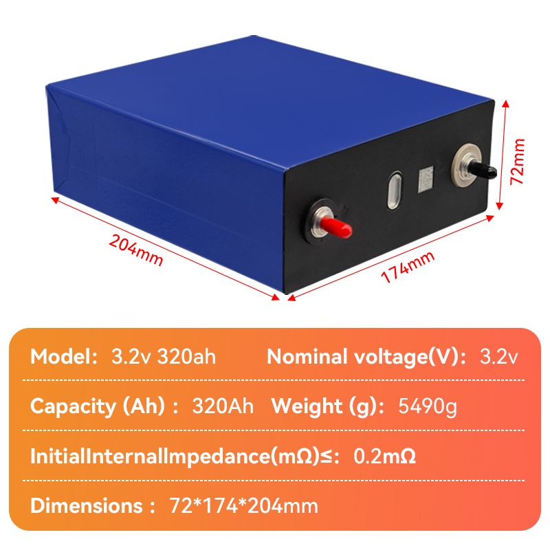 كورنيكس 3.2V 320ah بطارية تخزين الطاقة العميقة 3.2V 280ah 314ah 324ah LiFePO4 خلايا بطارية ليثيوم أيون 340ah بطارية برزماتيكية