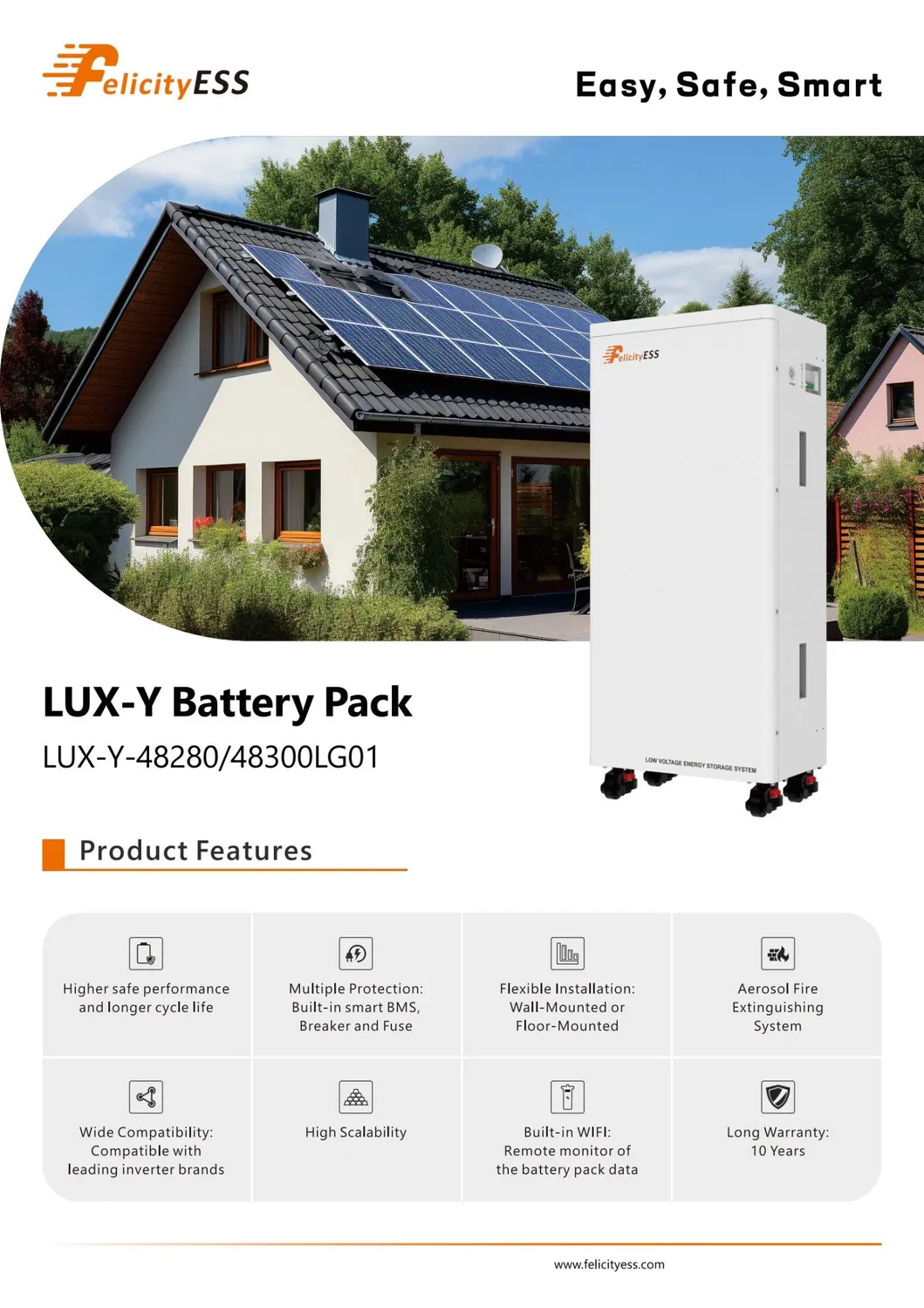 بطارية ليثيوم عالية الأداء 48V 280ah LiFePO4 مثالية لأنظمة الطاقة الشمسية الموثوقة