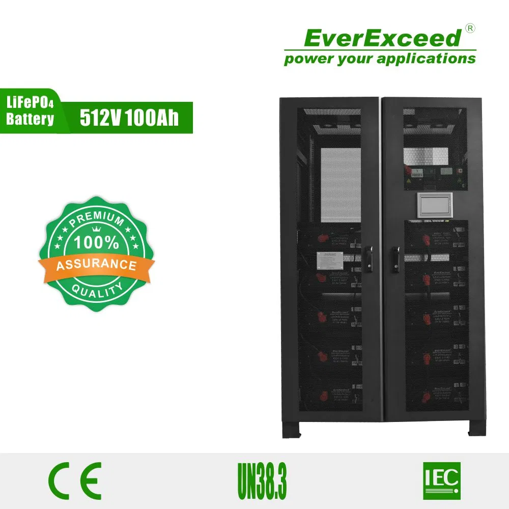نظام بطارية ليثيوم UPS عالي الجهد معتمد من UL، 512V 25.6kwh / 51.2kwh للطاقة الاحتياطية الحرجة