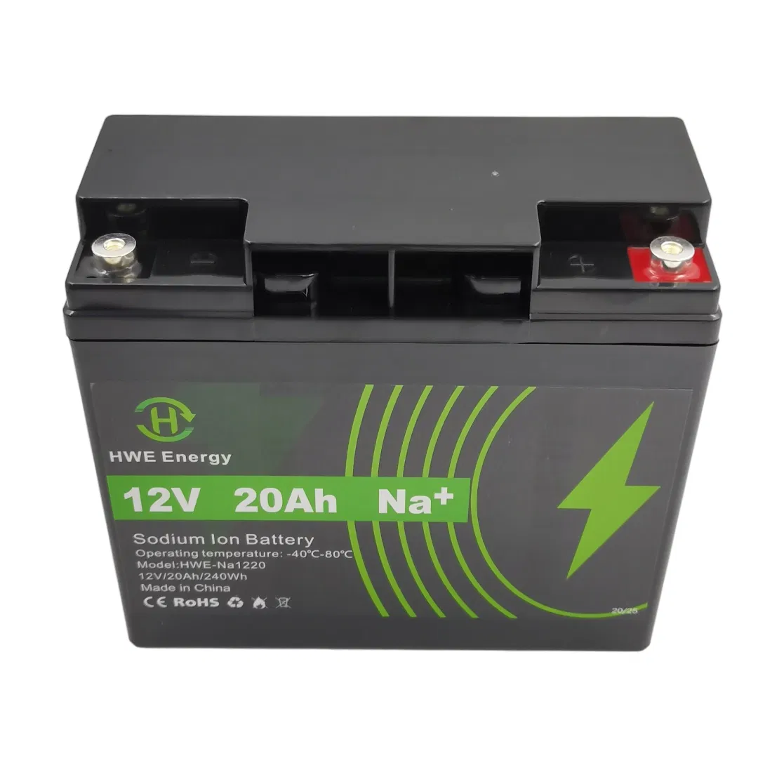 بطارية بدء التشغيل 12V 5ah/10ah/20ah/30ah/50ah/100ah بطارية ليثيوم صوديوم أيون لمصابيح الشوارع الشمسية/UPS/رشاشات عربات الجولف/المركبات الترفيهية