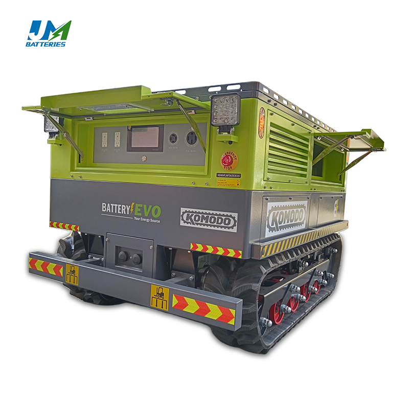 بطارية ليثيوم عميقة الدورة الصناعية Jm 95kwh 1000ah 1240ah مع 20kVA العاكس لمعدات البناء الثقيلة