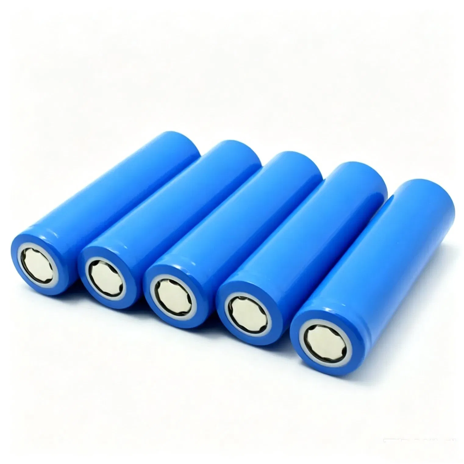 تصنيف 18650 خلية بطارية ليثيوم قابلة لإعادة الشحن 3.7V 2200mAh بطارية ليثيوم بوليمر أسطوانية