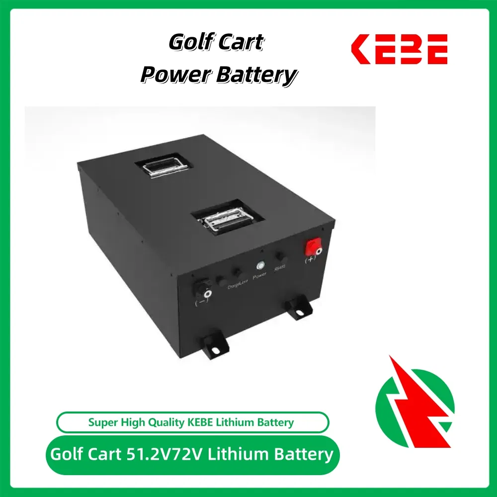 بطارية 76.8V105ah 100ah 200ah عربة جولف LiFePO4 حزمة بطارية 72V 51.2V105ah150ah بطارية ليثيوم