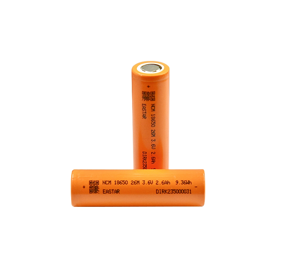 18650 بطارية ليثيوم أيون 3.7V 2600mAh بطارية قابلة لإعادة الشحن عالية السعة