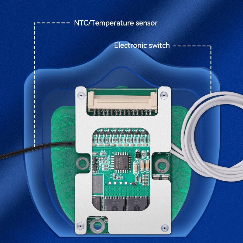 تصنيع نظام إدارة البطارية الذكي PCB لنظام إدارة البطارية ليثيوم أيون LiFePO4 BMS 13s لحزم البطاريات الليثيوم