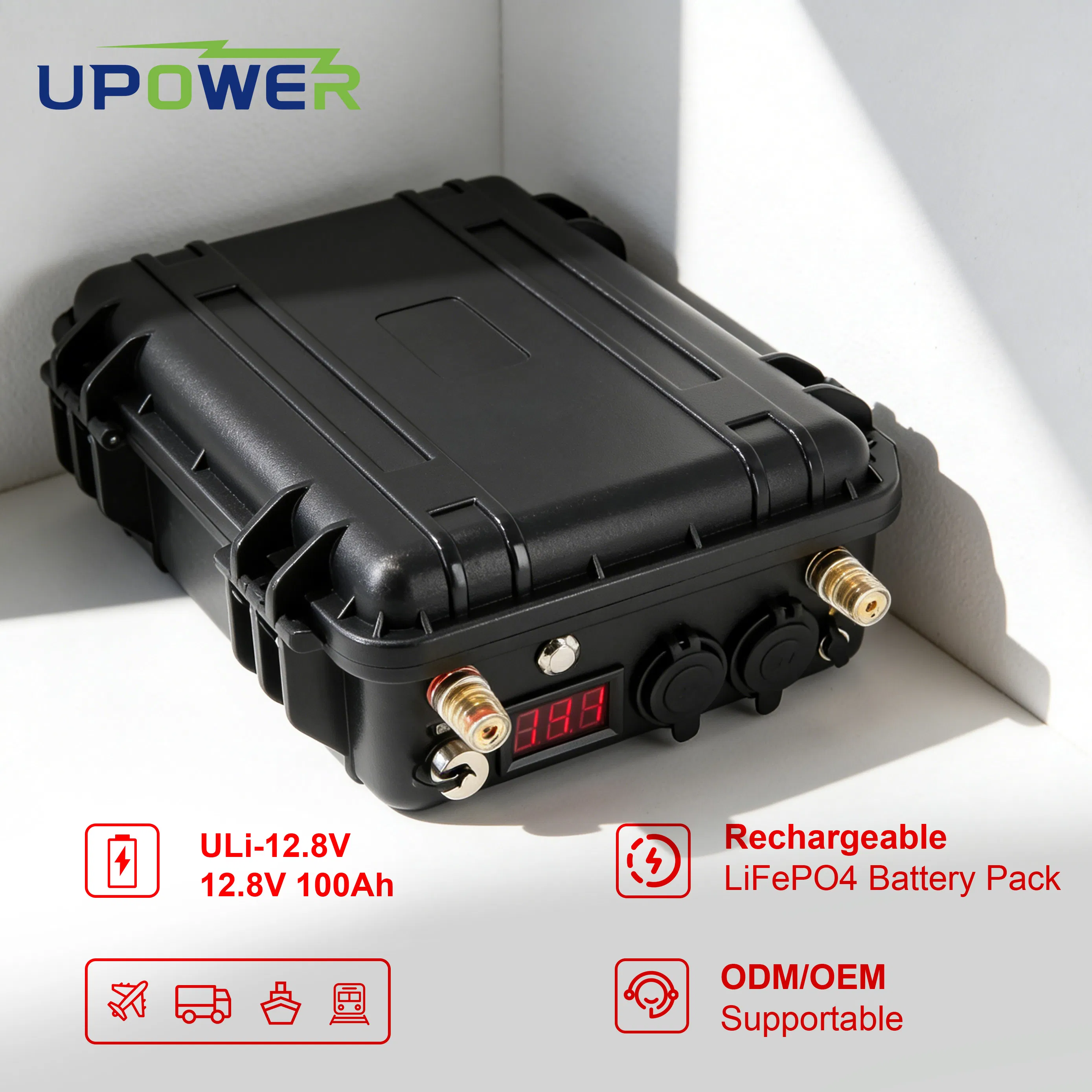 أولي 12V 150ah بطارية ليثيوم LiFePO4 مع نظام إدارة البطارية المدمج لدورة عميقة للطاقة للاستخدام في RV والطاقة الشمسية والبحرية والتخزين البحري ومشاريع DIY