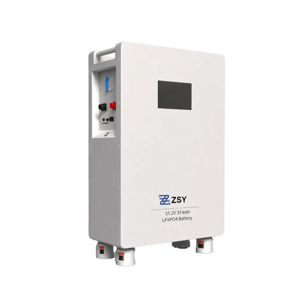 بطارية ليثيوم قابلة للتحريك 51.2V 314ah للطاقة الاحتياطية المنزلية في حالات الطوارئ
