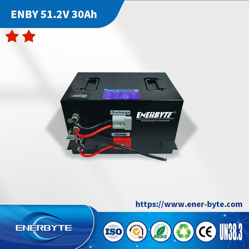 بطارية ليثيوم أيون قابلة لإعادة الشحن من إينر بايت 51.2V30ah لتخزين الطاقة الشمسية DIY لسيارات RV/عربات الجولف/اليخوت/المراكب البحرية/المنازل المتنقلة/AGV LiFePO4