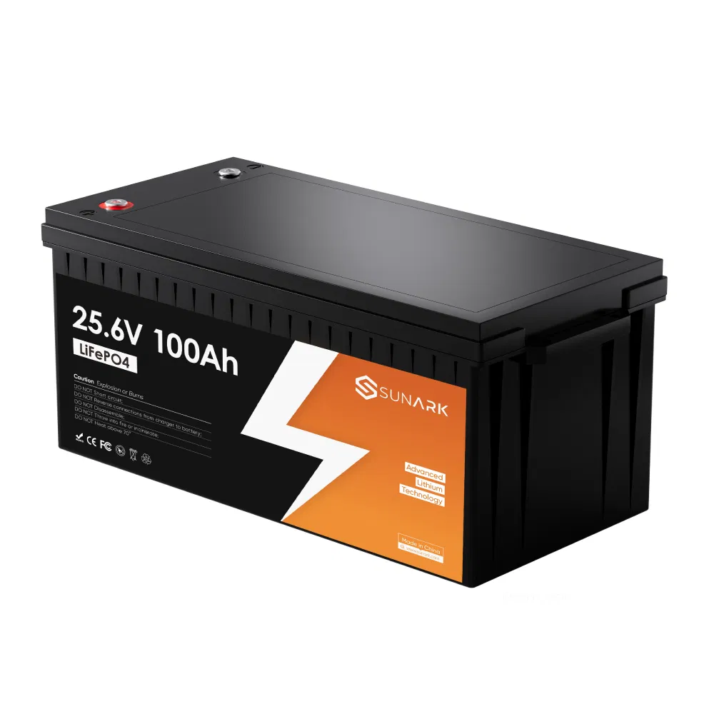 بطارية ليثيوم دائرية عميقة من سونارك 100AMP 24 فولت 24V 100ah LiFePO4 حزمة بطارية