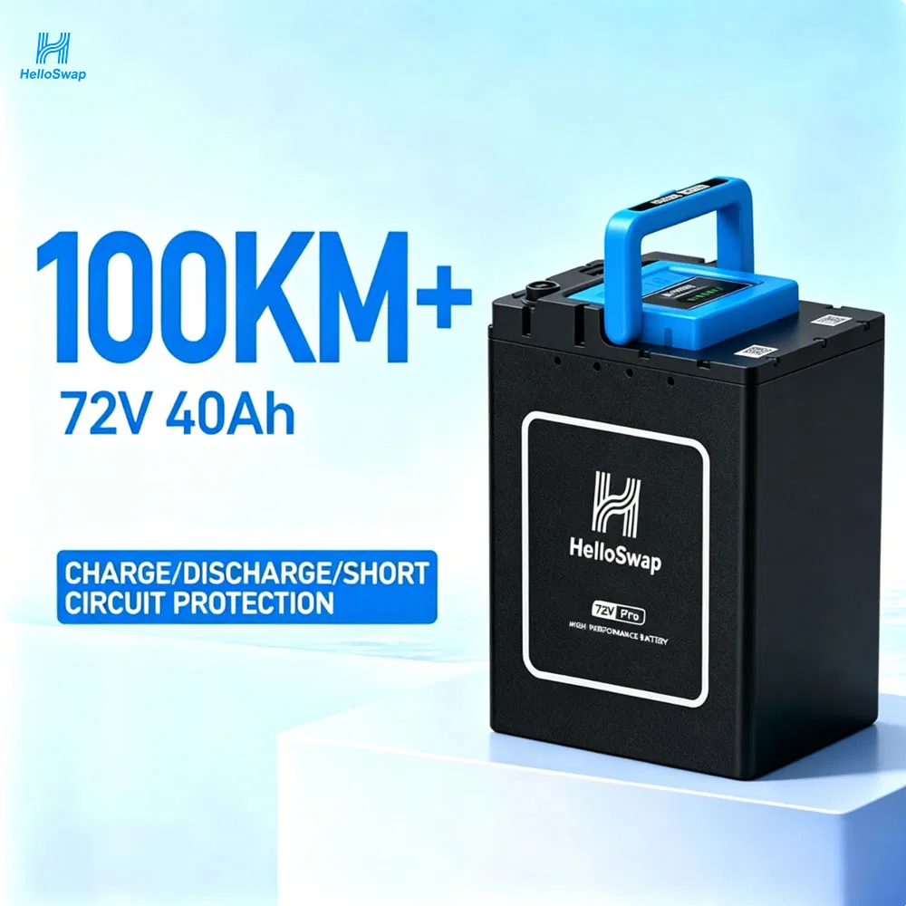 محطة تبديل بطاريات الليثيوم أيون للدراجات النارية الكهربائية والسكوترات 72V 40ah