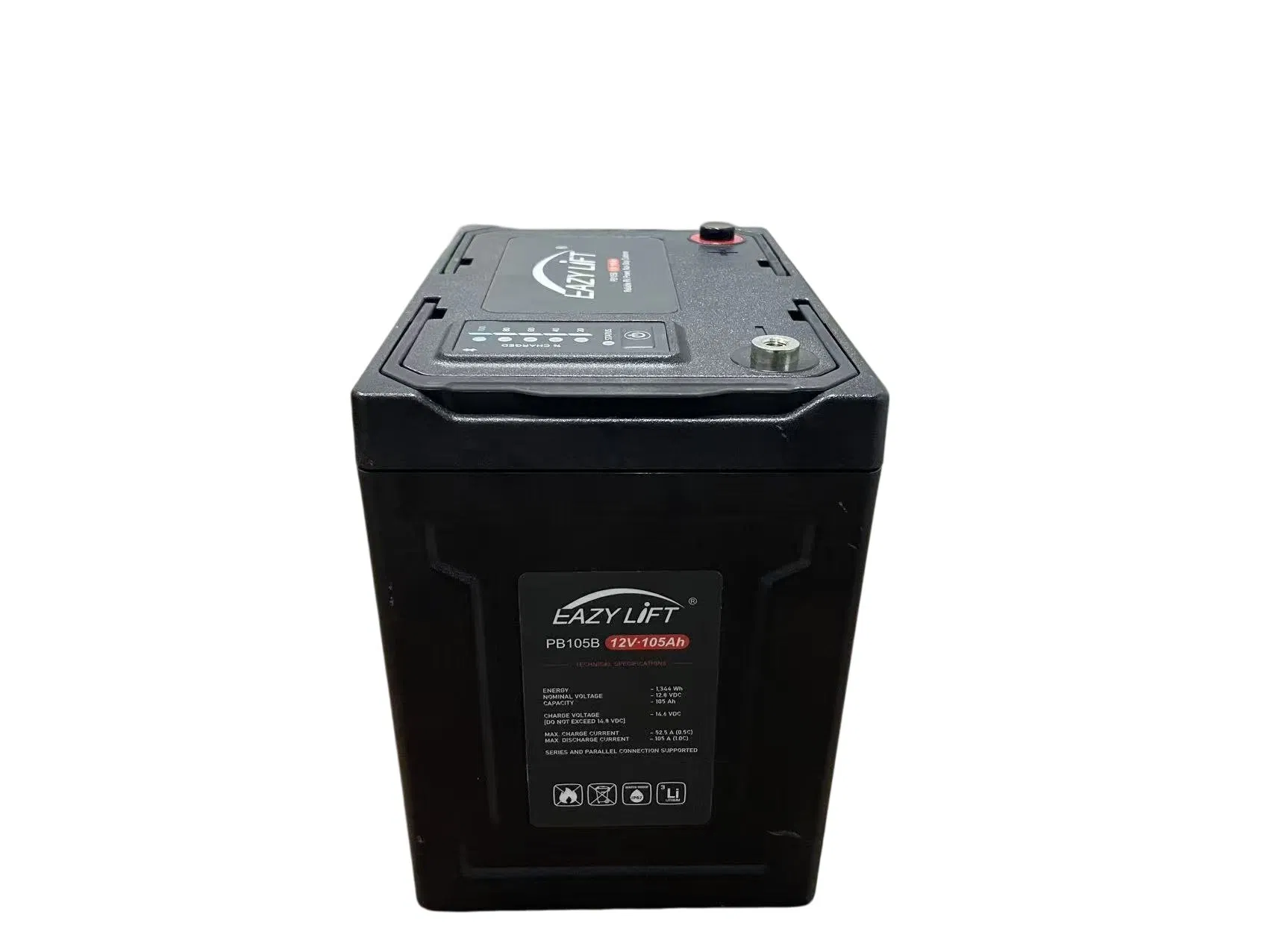 12.8V 80ah 1kwh بطاريات الرصاص الحمضية بطارية ليثيوم أيون قابلة لإعادة الشحن للأنظمة غير المنقطعة/عربة الجولف البحرية/المركبة الترفيهية/الكامب