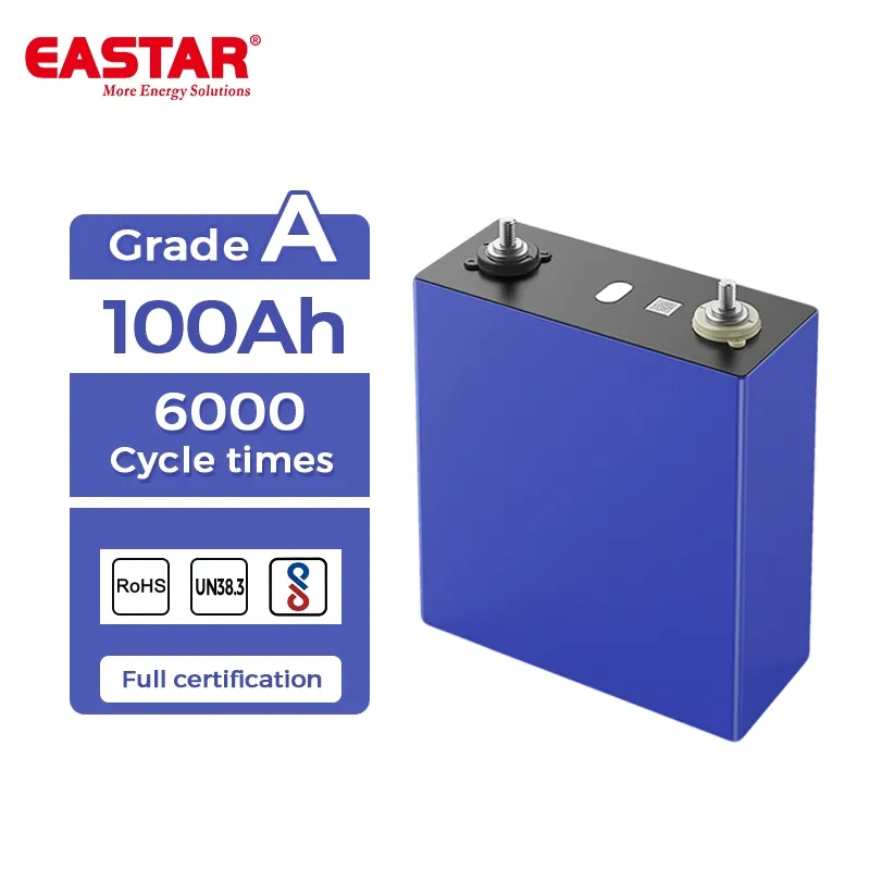 بطارية ليثيوم برزماتيكية من الدرجة A 3.2V 100ah 105ah 106ah LiFePO4 خلية بطارية