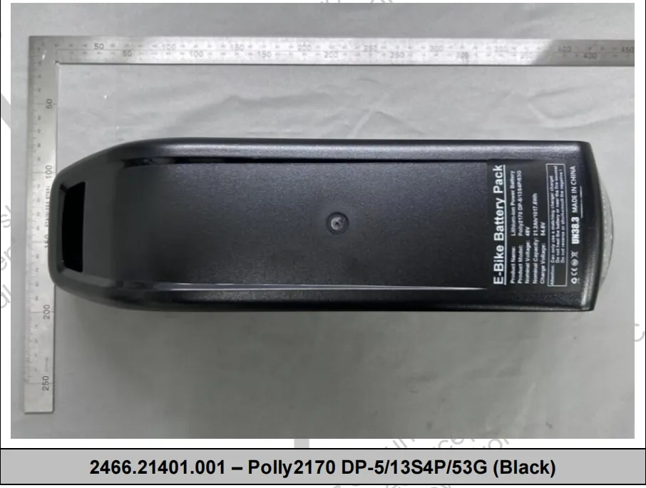 UL2271 48V 21.2ah 20ah 15ah دراجة كهربائية بطارية ليثيوم أيون سامسونج 21700