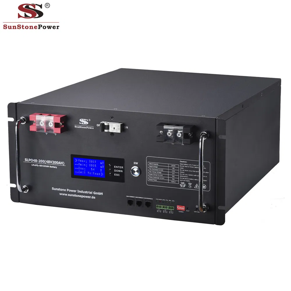 48V 200ah بطارية ليثيوم أيون قابلة لإعادة الشحن LiFePO4 بطارية ليثيوم