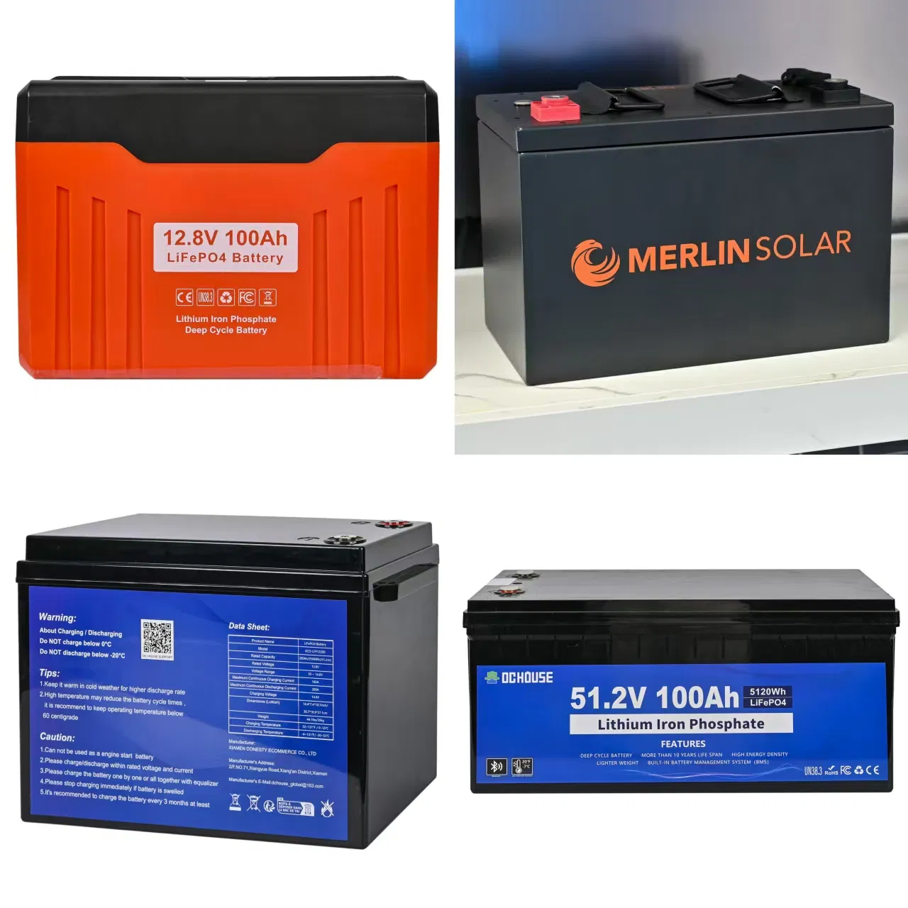 12.8V 20ah LiFePO4 حزمة بطارية دورة عميقة