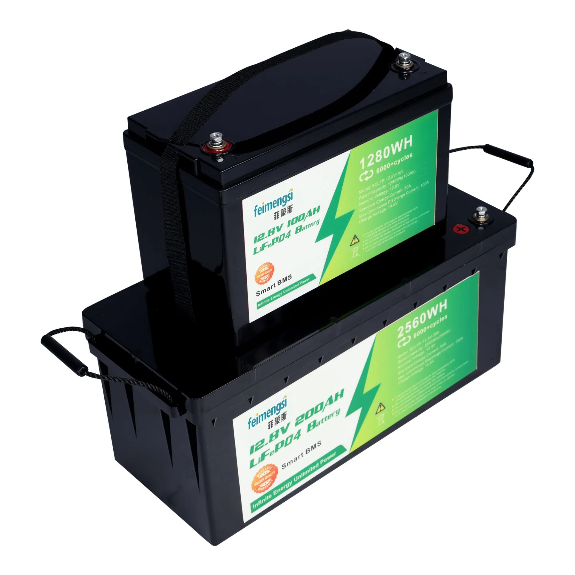 حزمة بطارية مخصصة 12.8V/25.6V/48V 105ah LiFePO4 لتحويل بطارية الرصاص الحمضية إلى بطارية ليثيوم لعربات الجولف