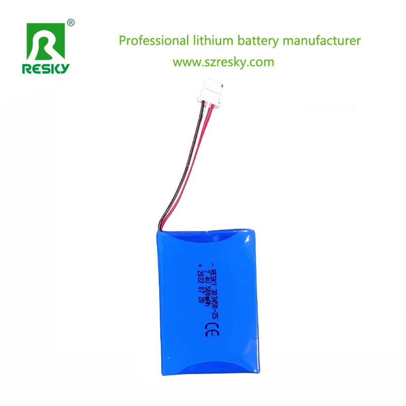 بطارية ليثيوم أيون بوليمر قابلة لإعادة الشحن 553450 1100mAh 4.08wh