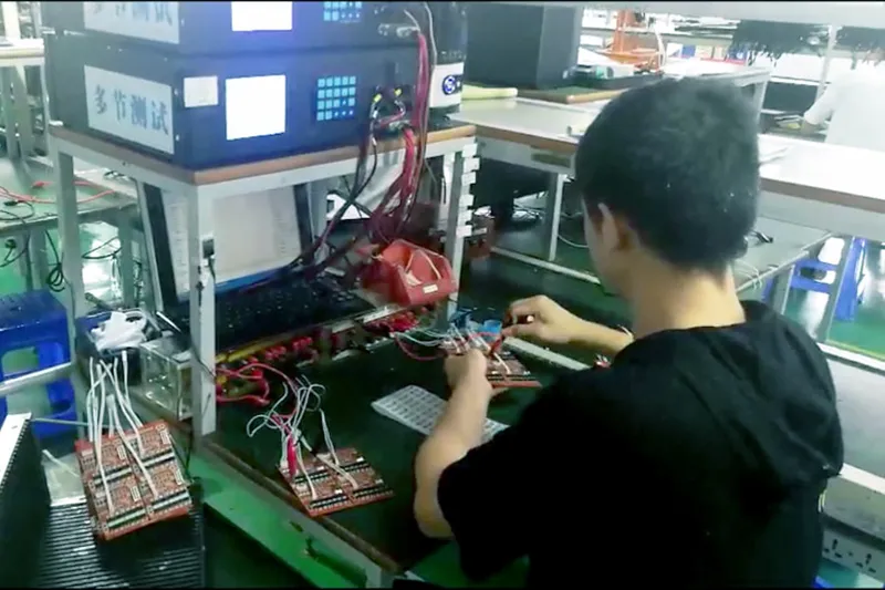 توصيل نظام إدارة البطارية 4S 25A BMS