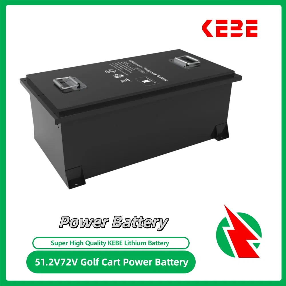 بطارية 76.8V105ah 100ah 200ah عربة جولف LiFePO4 حزمة بطارية 72V 51.2V105ah150ah بطارية ليثيوم