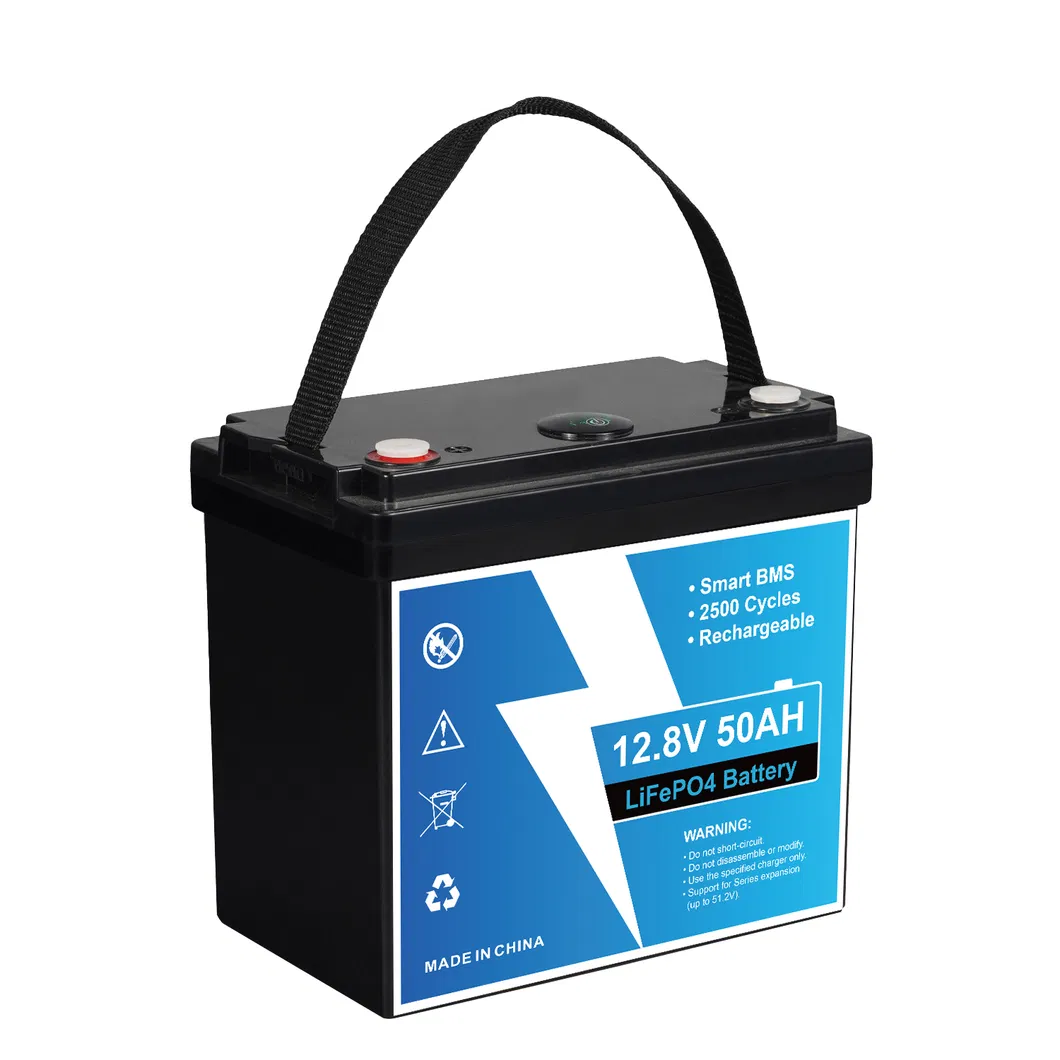 12V 50ah 100ah 200ah LiFePO4 بطارية ليثيوم مع نظام إدارة البطارية لتخزين الطاقة الشمسية لأنظمة RV والبحرية وأنظمة المنازل خارج الشبكة