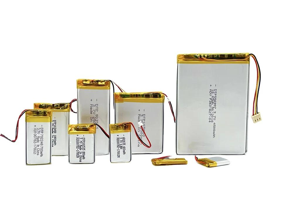 شركة تصنيع بطاريات دي تي بي 3.7V بطاريات ليثيوم أيون للألعاب وأجهزة تتبع نظام تحديد المواقع
