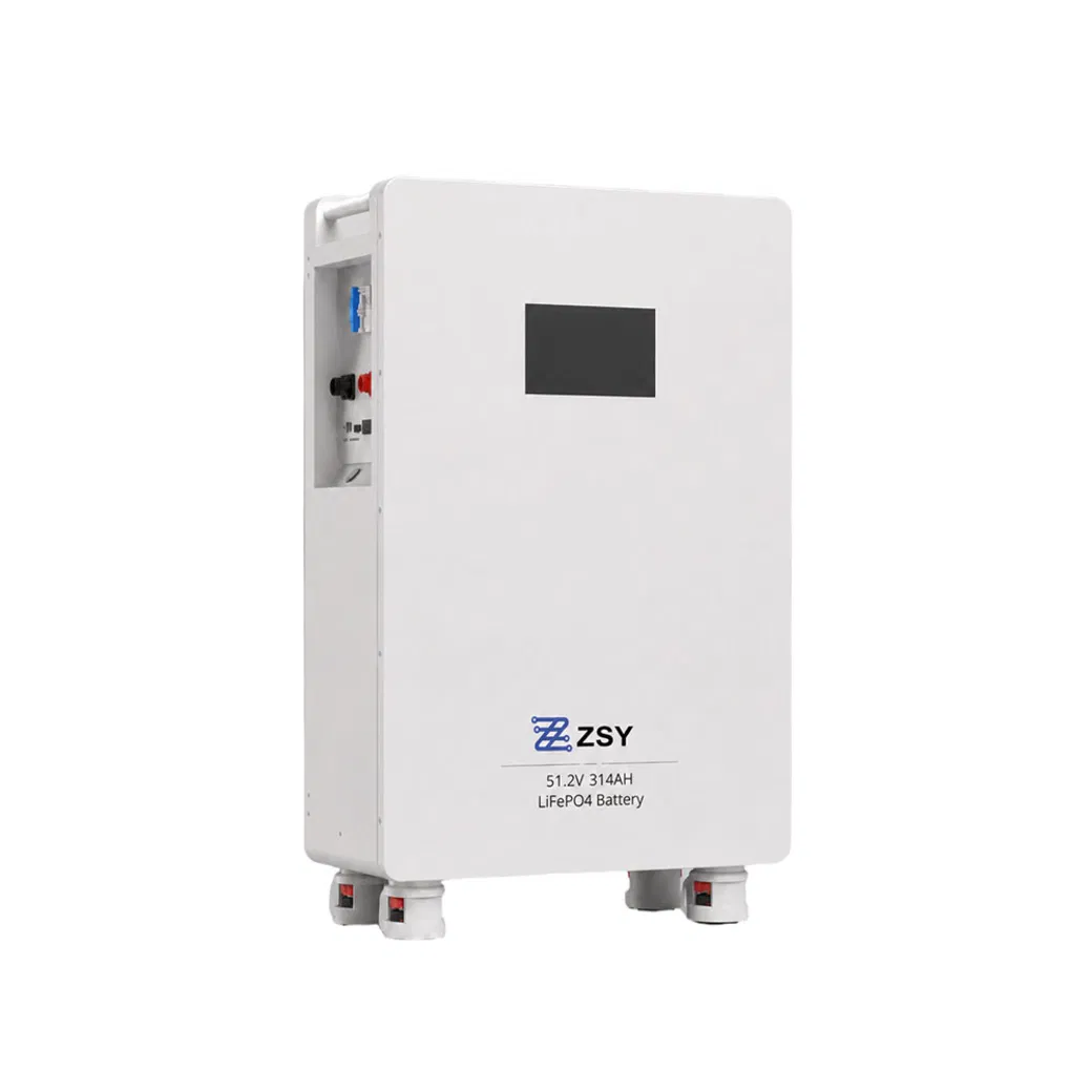 بطارية ليثيوم قابلة للتحريك 51.2V 314ah للطاقة الاحتياطية المنزلية في حالات الطوارئ