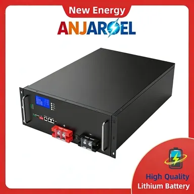 48V 100ah بطارية فوسفات الحديد الليثيوم لنظام احتياطي الطاقة الشمسية 20/50/75/150/200ah سلسلة